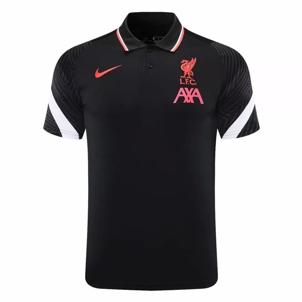 Polo Liverpool 2020-2021 Negro Blanco